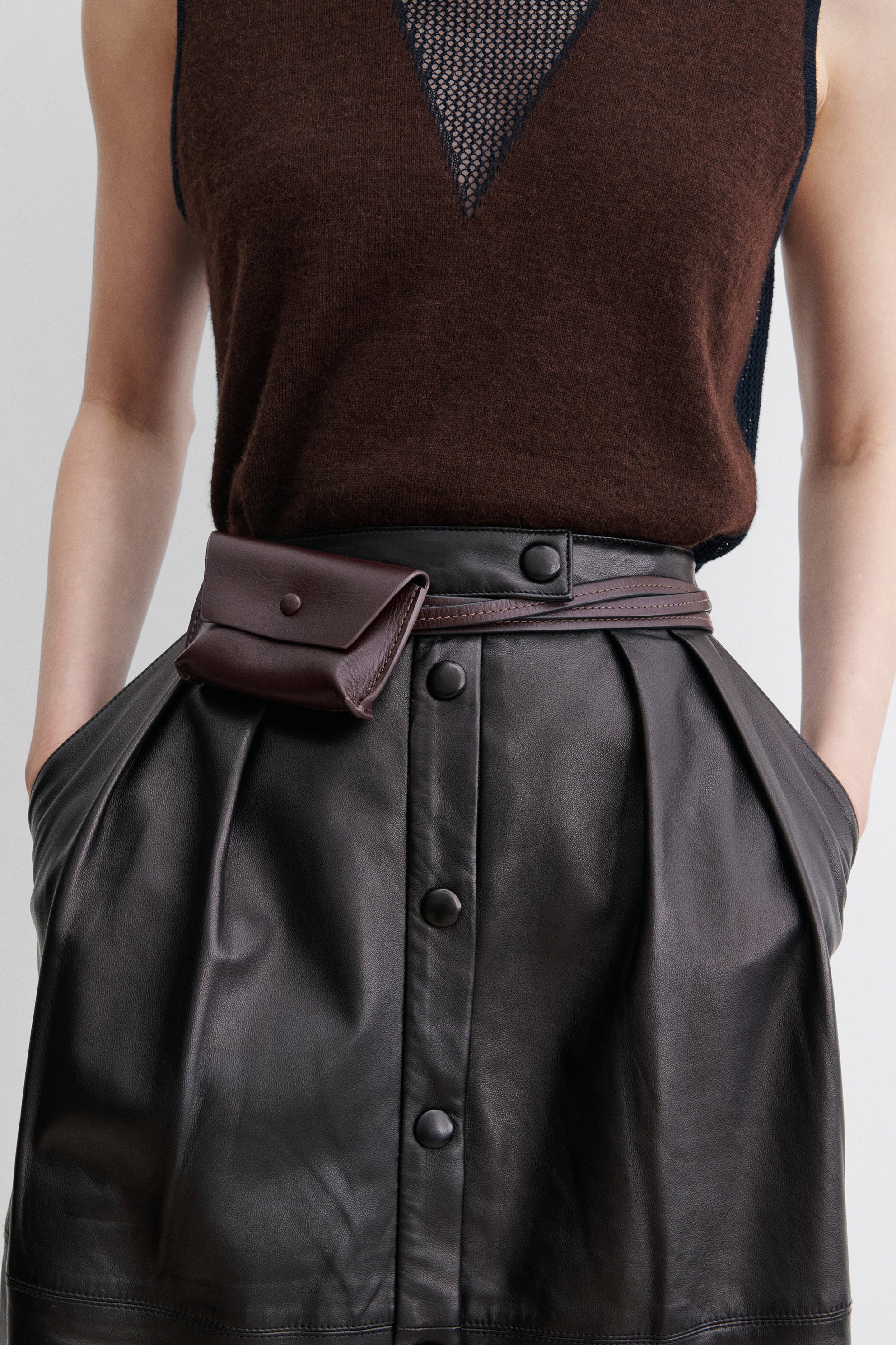 Double Wrap Hamecon Card Slot Belt - Rachel Comey Fine Craftsmanship